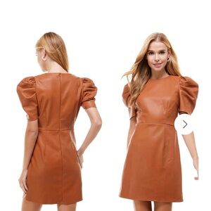 TCEC Scarlett Vegan Leather Dress